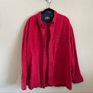 red flannel outerwear shirt